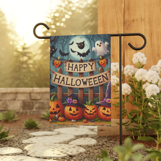 Halloween Garden & House Banner