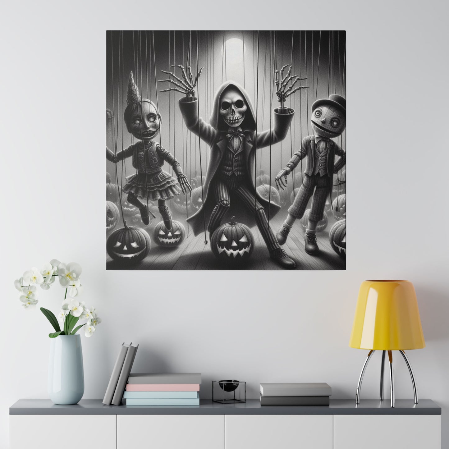 Halloween Marionettes Canvas Print