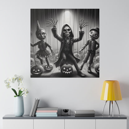 Halloween Marionettes Canvas Print