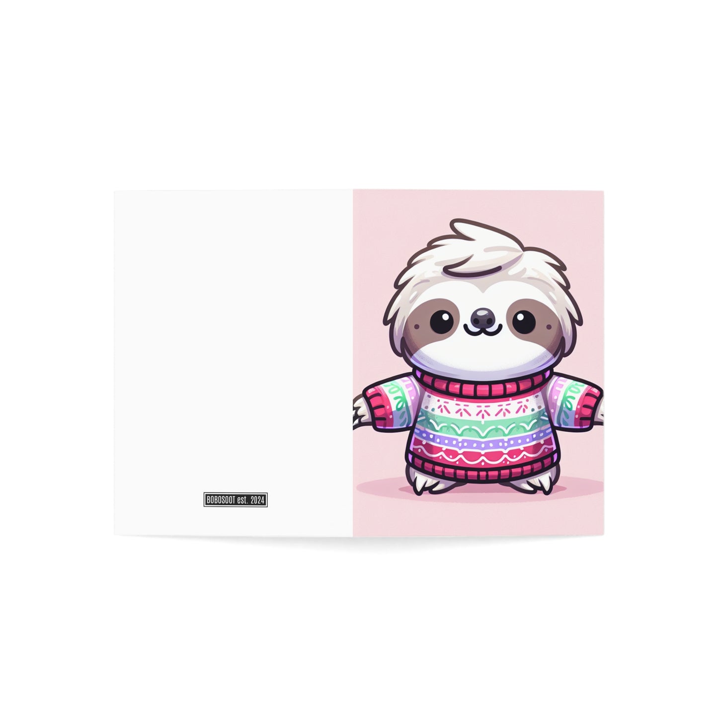 Sloth Collection Greeting Cards BLANK (1, 10, 30, and 50pcs)