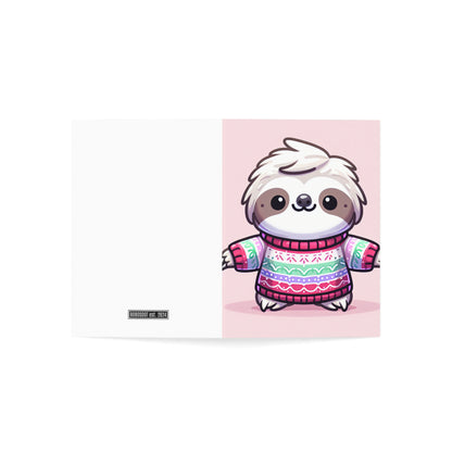 Sloth Collection Greeting Cards BLANK (1, 10, 30, and 50pcs)