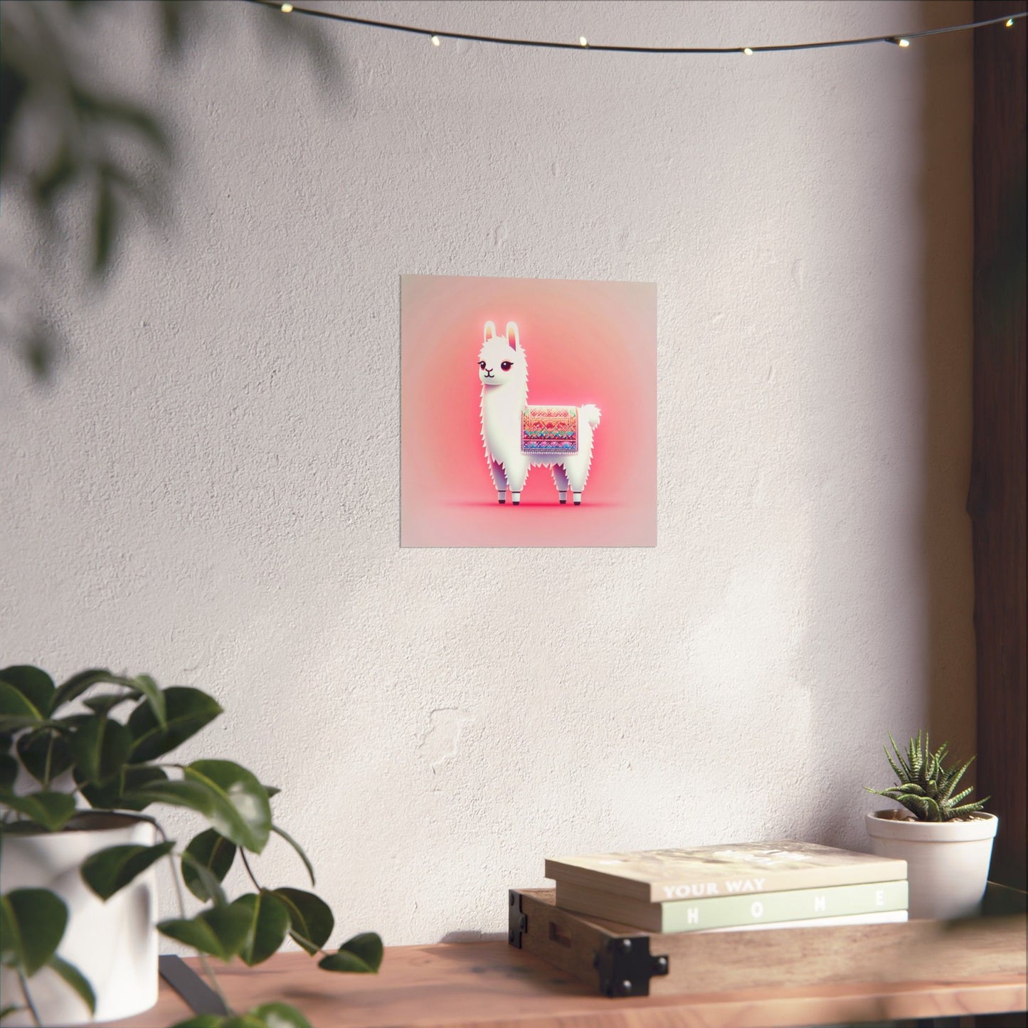 Llama A Vertical Posters