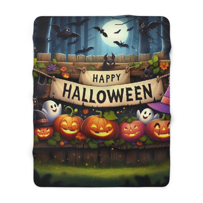 Halloween Collection Sherpa Fleece Blanket