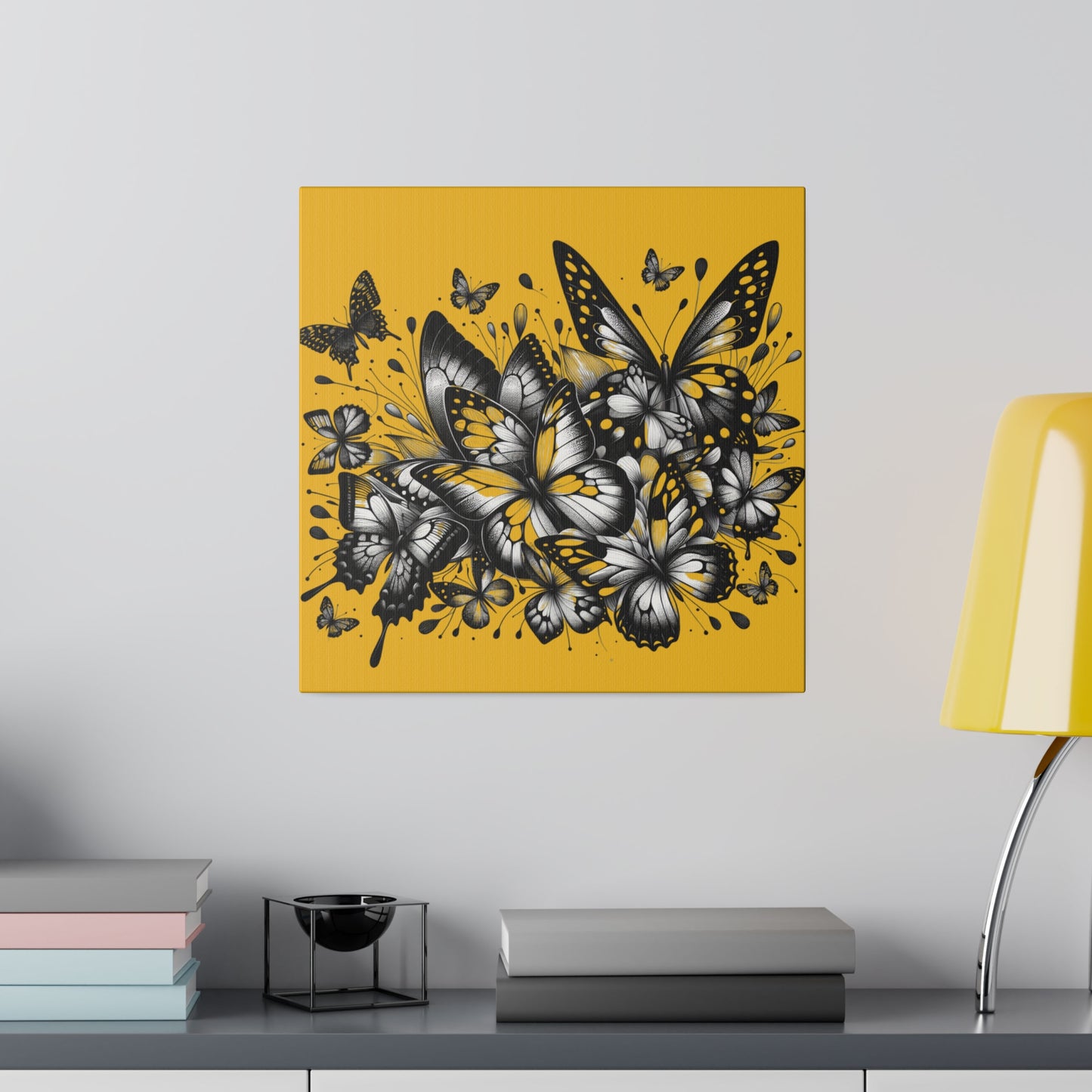Butterfly Rush Graphic Original Matte Canvas, Stretched, 0.75"