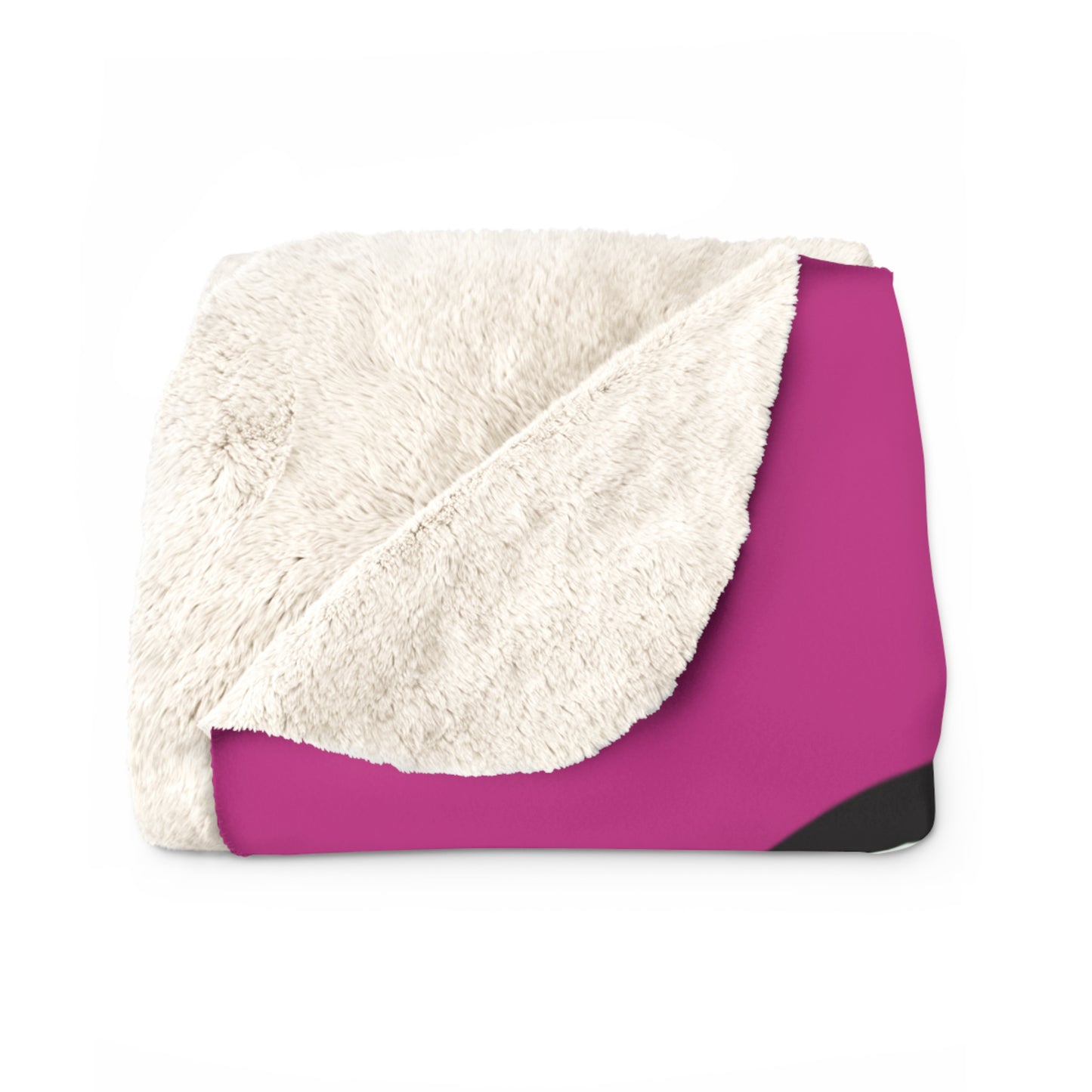 Frankie Pink Halloween Collection Sherpa Fleece Blanket