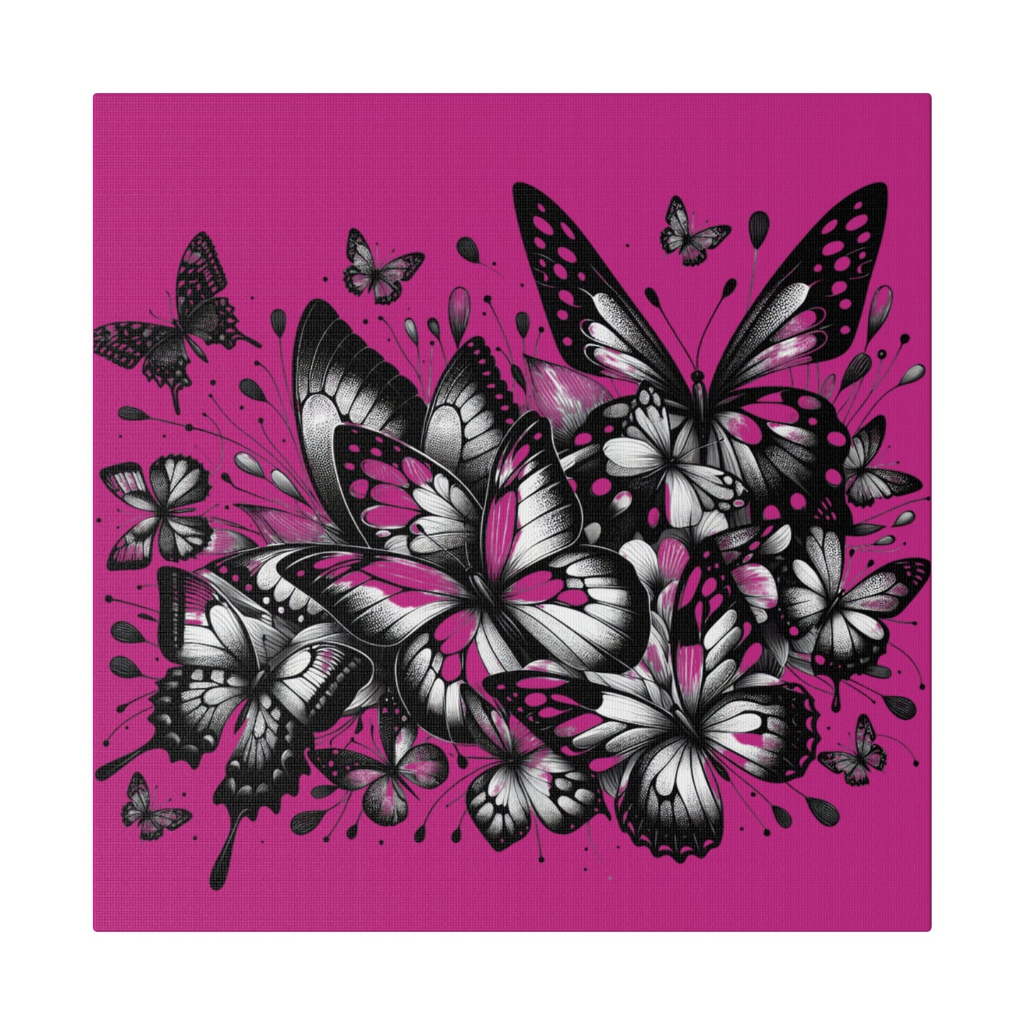 Butterfly Rush Graphic Original Matte Canvas, Stretched, 0.75"