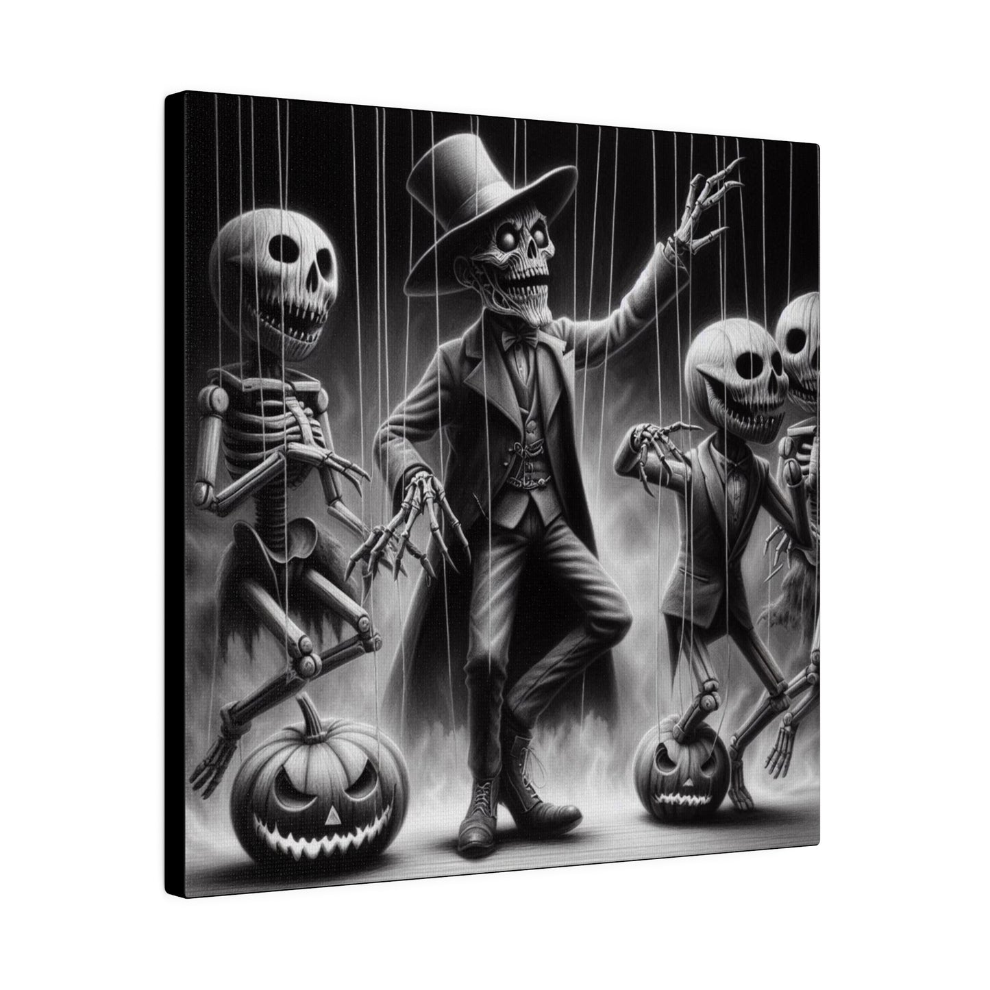 Halloween Marionettes Canvas Print