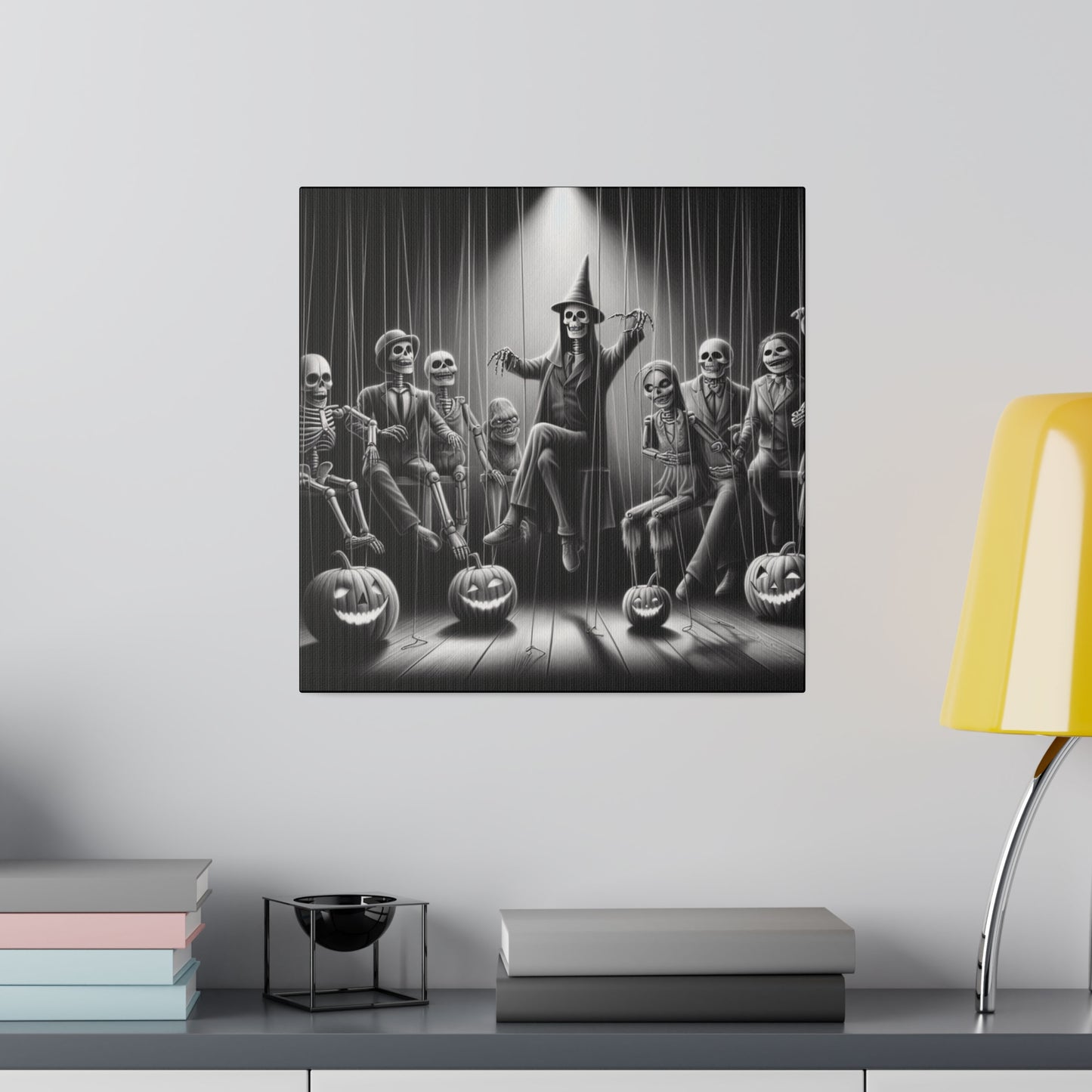 Halloween Marionettes Canvas Print