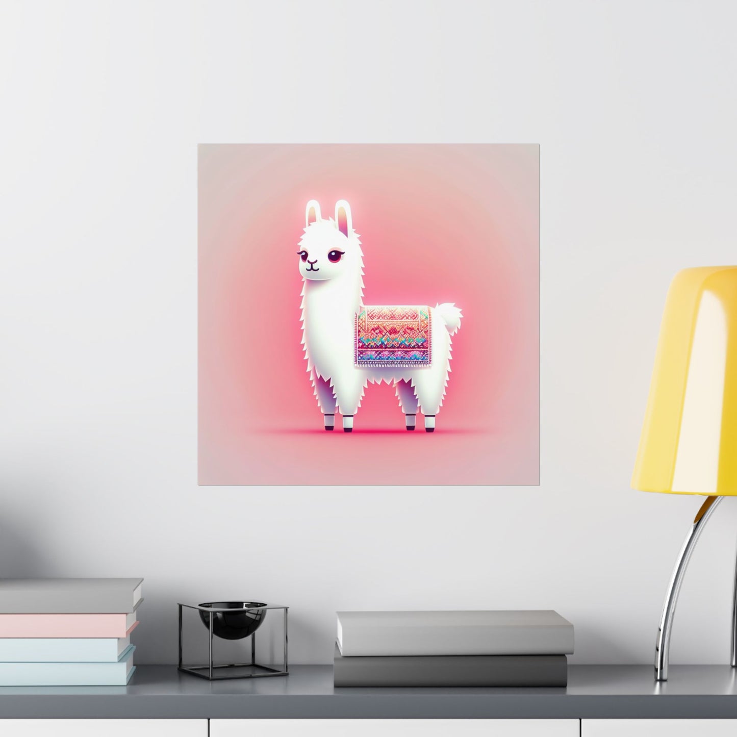 Llama A Vertical Posters