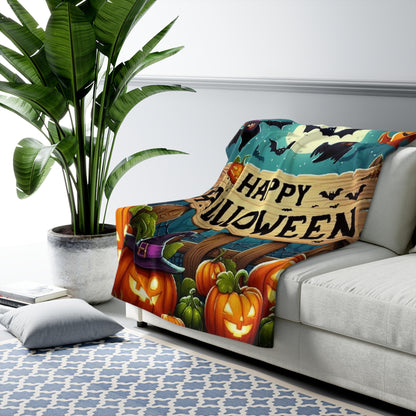 Halloween Collection Sherpa Fleece Blanket