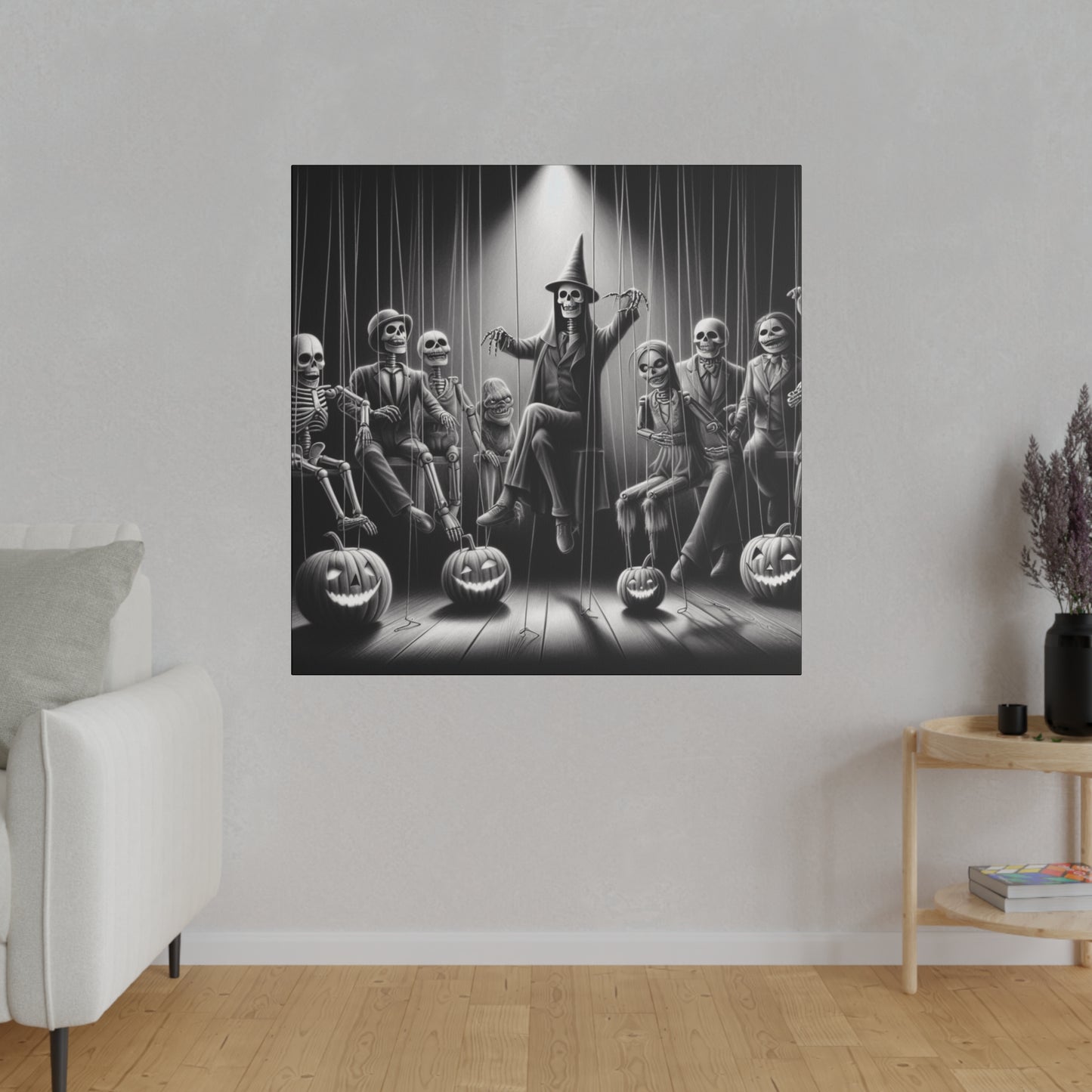 Halloween Marionettes Canvas Print