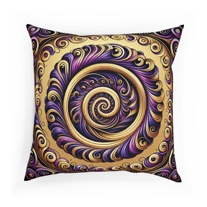 Purple & Gold Cushion