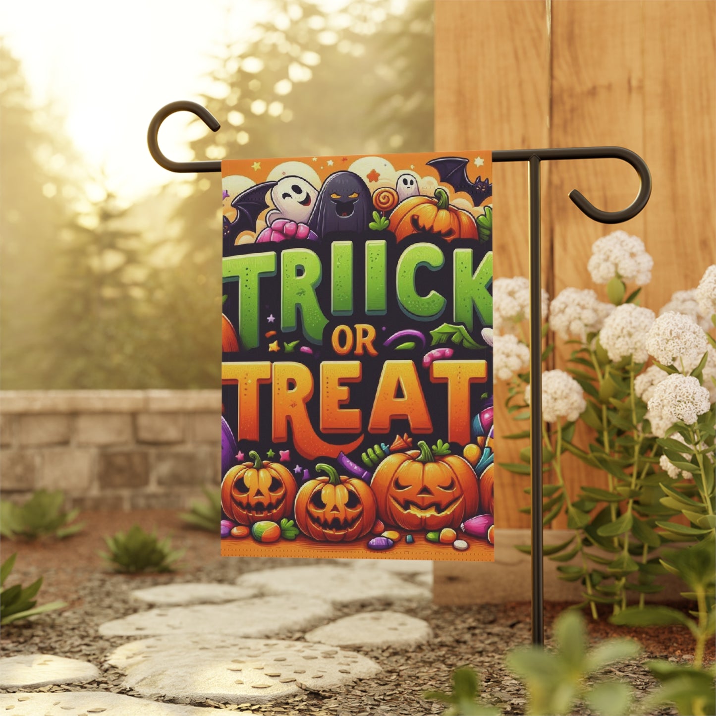Halloween Garden & House Banner