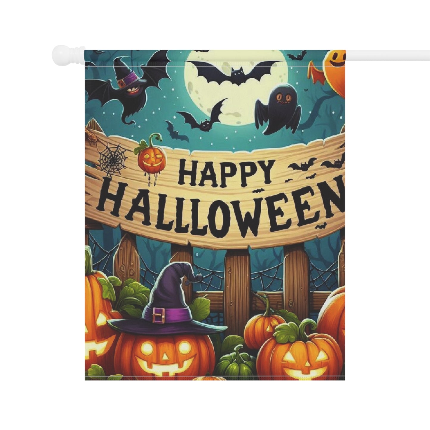 Halloween Garden & House Banner