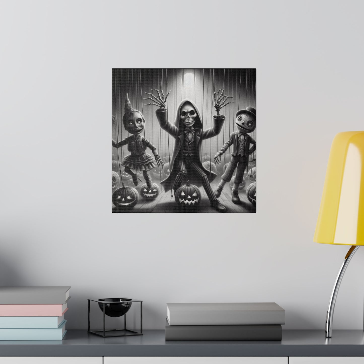 Halloween Marionettes Canvas Print