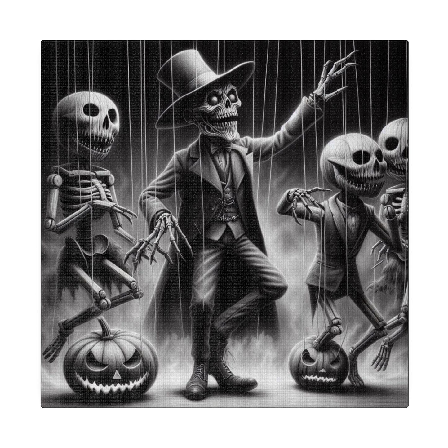 Halloween Marionettes Canvas Print