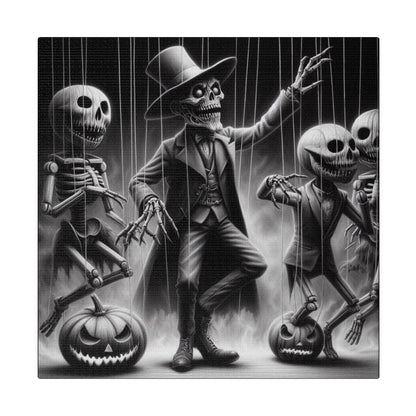 Halloween Marionettes Canvas Print
