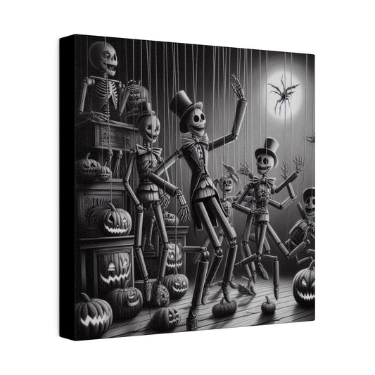 Halloween Marionettes Canvas Print