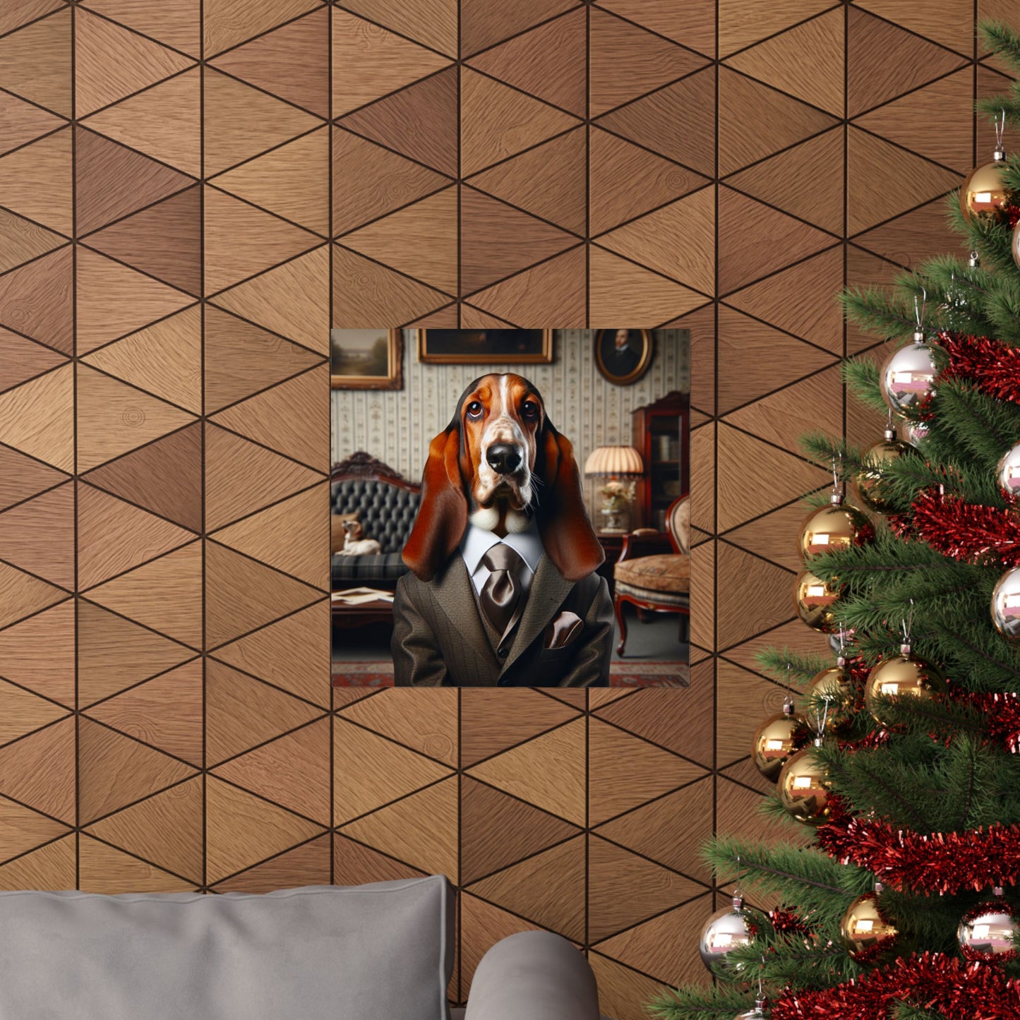 Mr Basset Hound Vertical Posters