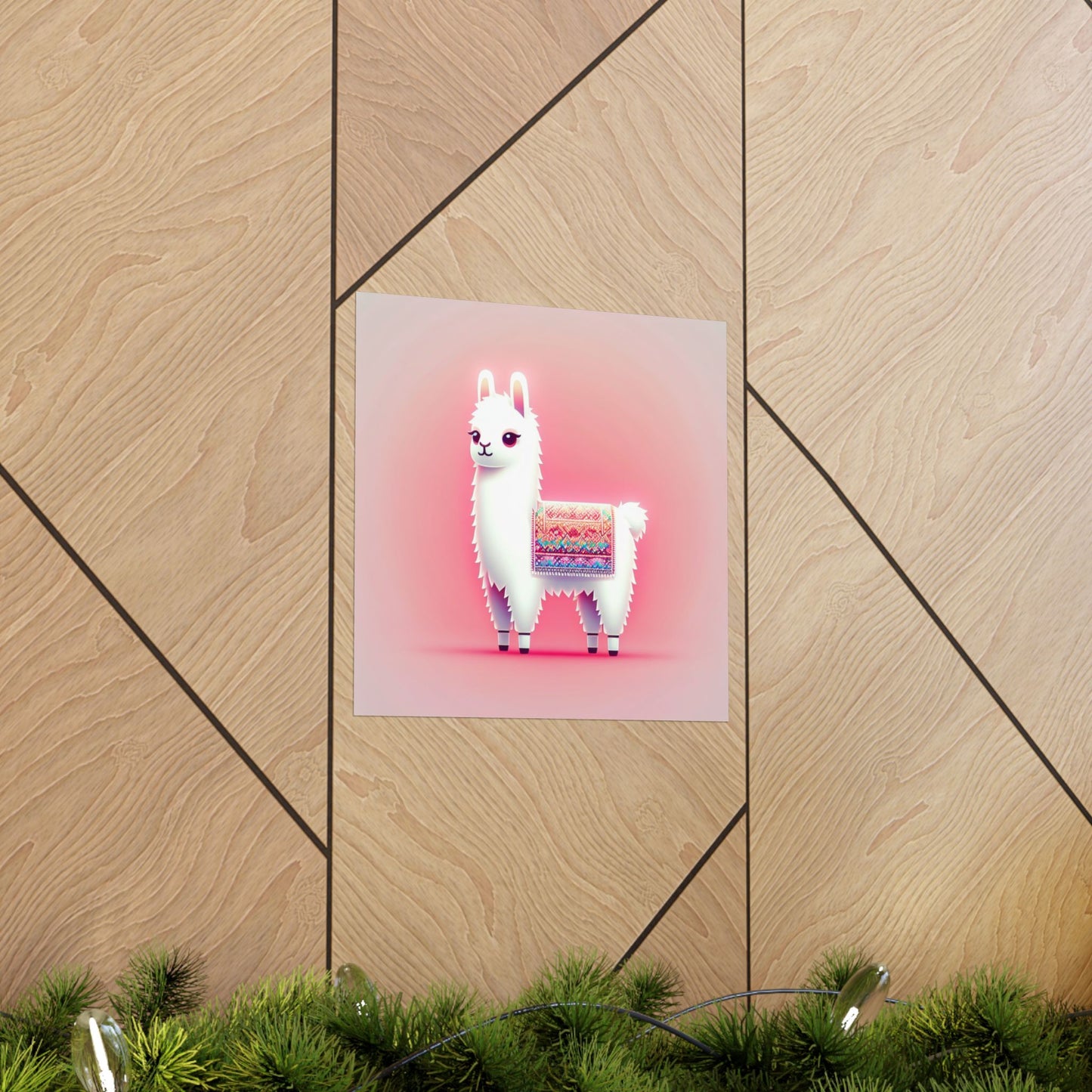 Llama A Vertical Posters