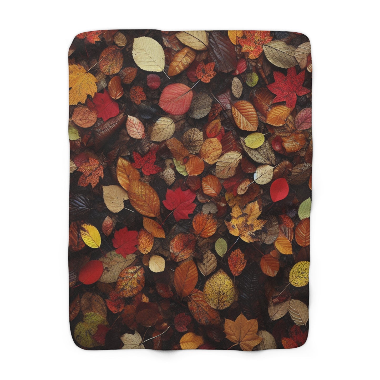 Autumn Sherpa Fleece Blanket