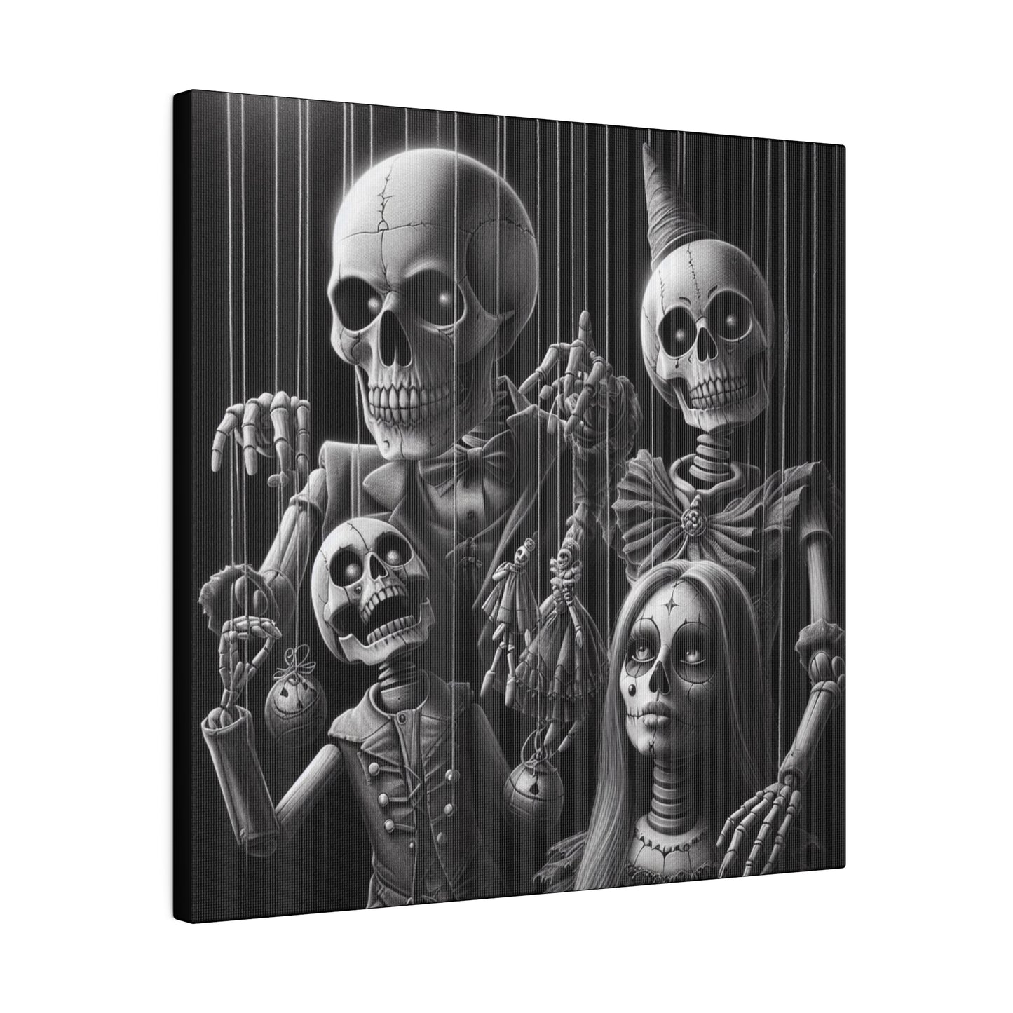 Halloween Marionettes Canvas Print