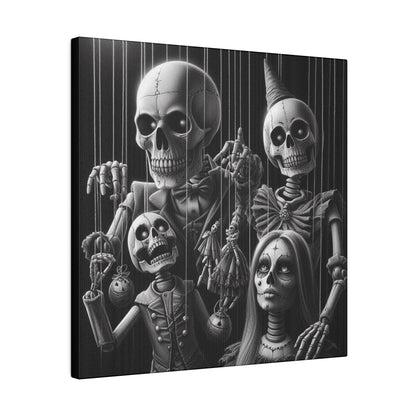 Halloween Marionettes Canvas Print