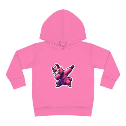 Dabbing Llama Toddler Pullover Fleece Hoodie
