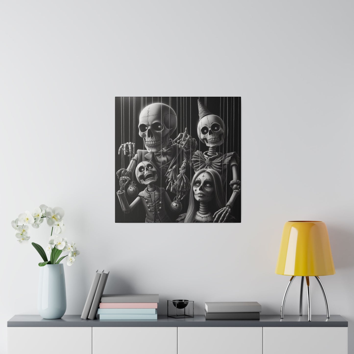 Halloween Marionettes Canvas Print