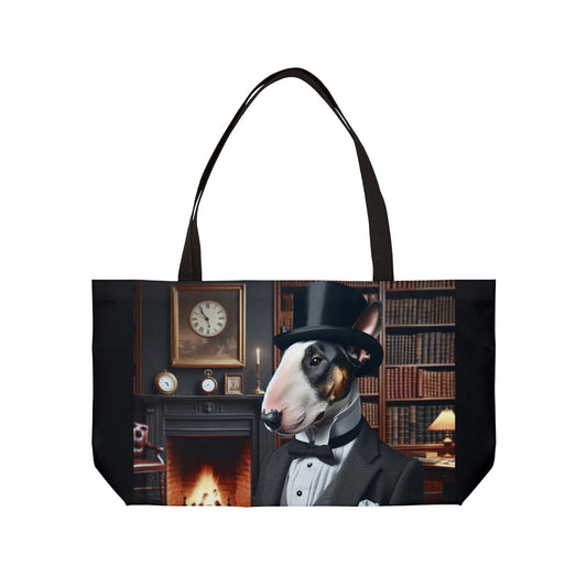 Mr English Bull Terrier Weekender Tote Bag