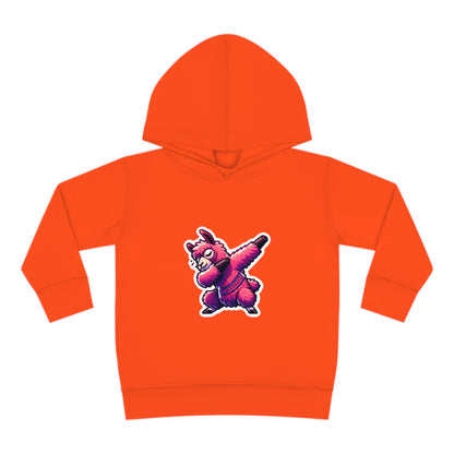 Dabbing Llama Toddler Pullover Fleece Hoodie