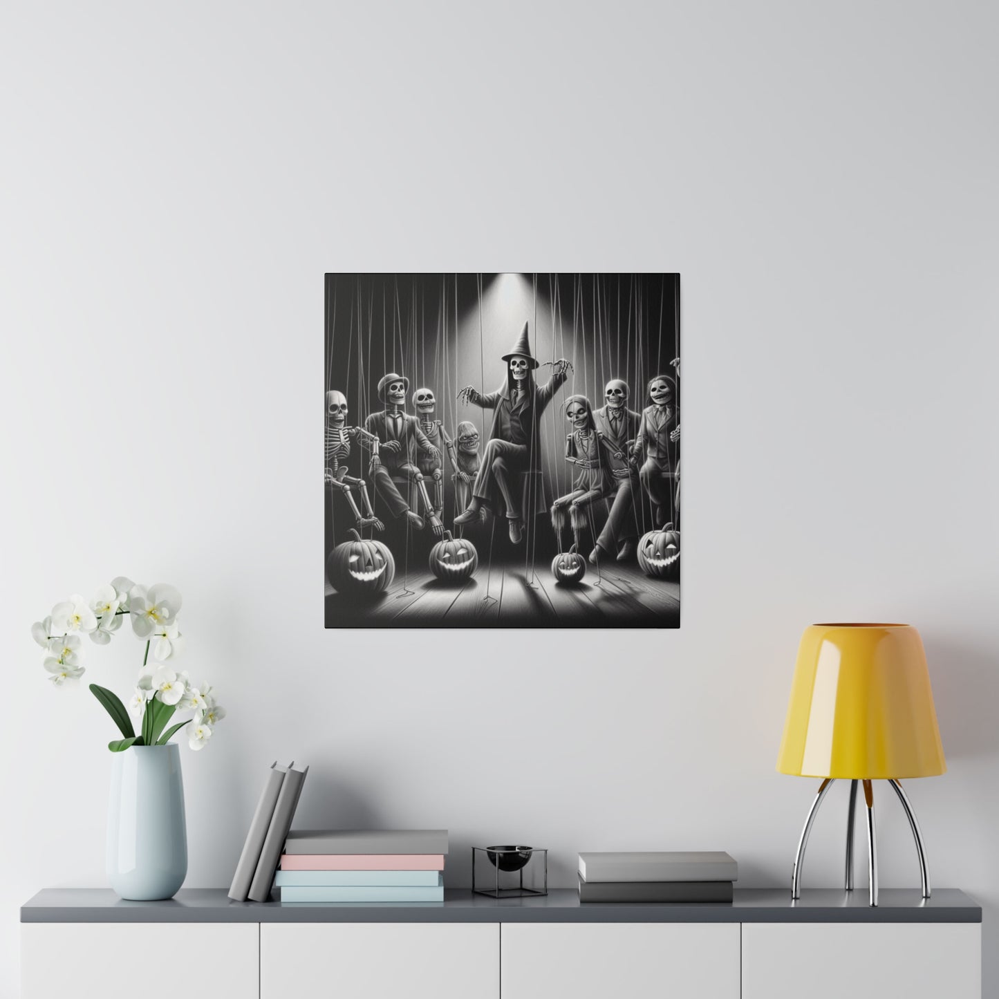 Halloween Marionettes Canvas Print