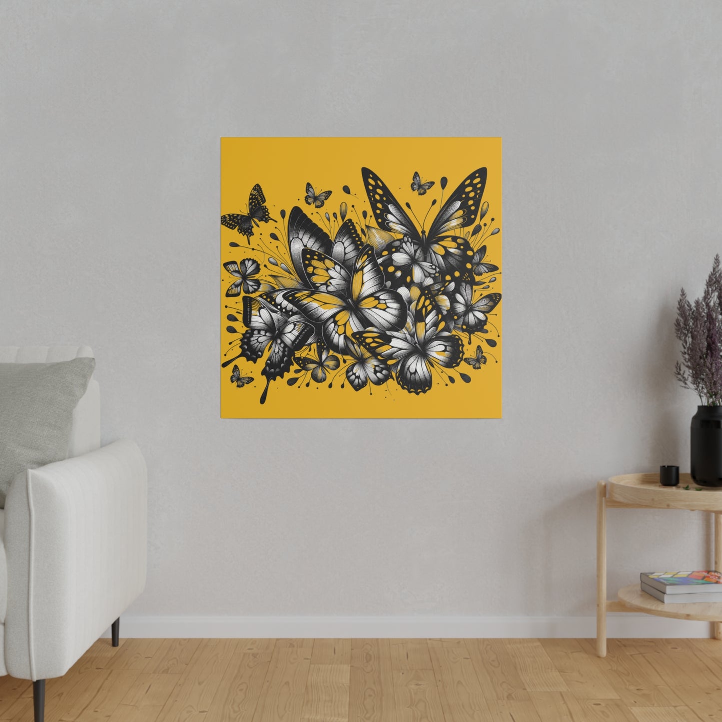 Butterfly Rush Graphic Original Matte Canvas, Stretched, 0.75"