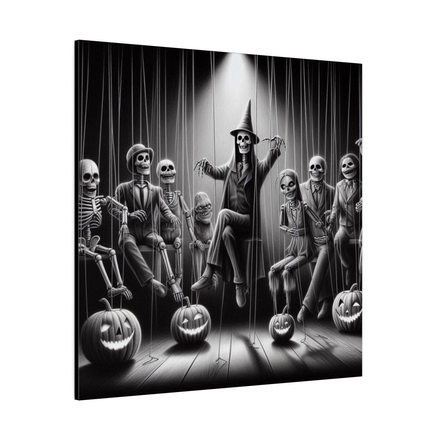Halloween Marionettes Canvas Print