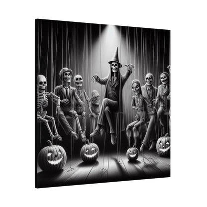 Halloween Marionettes Canvas Print