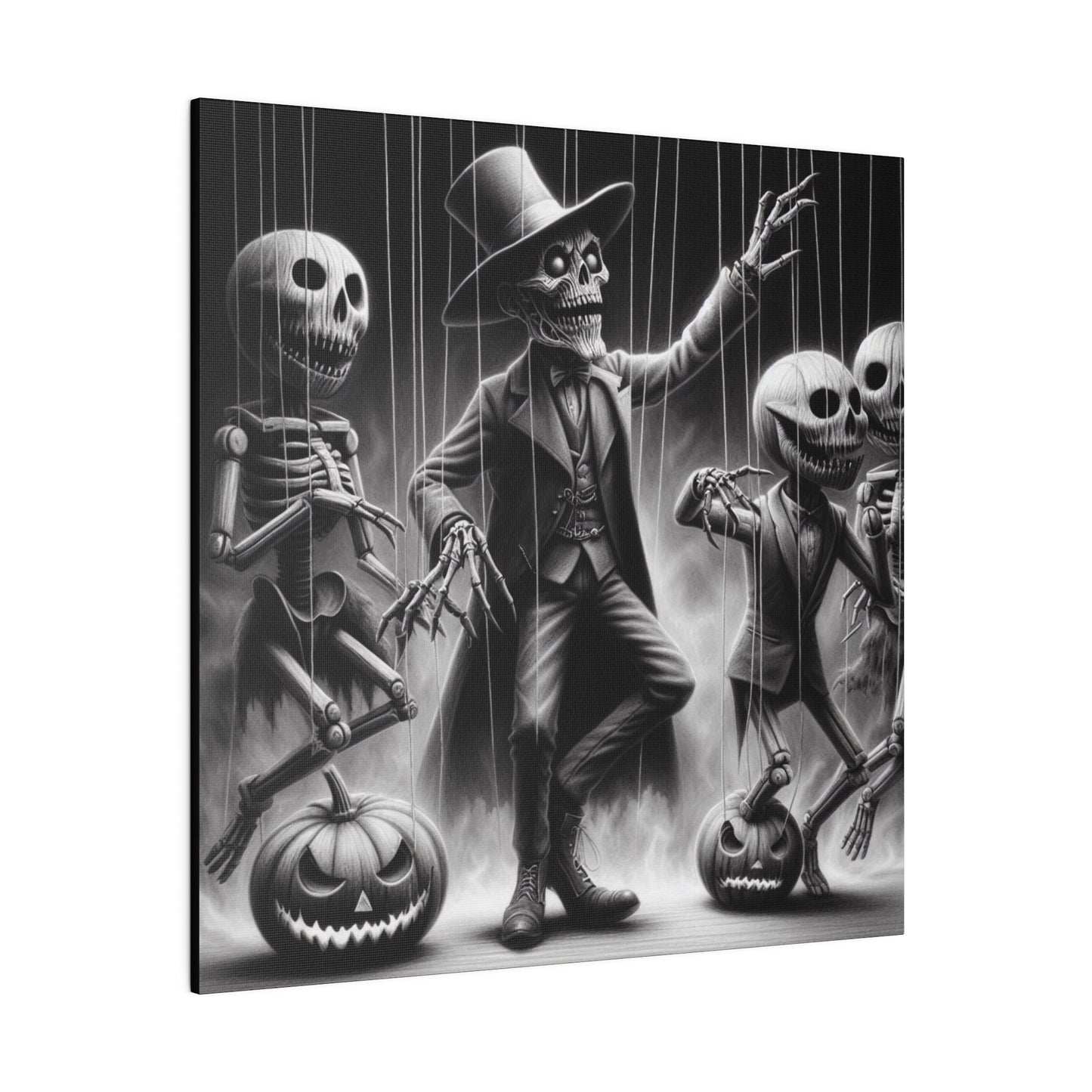 Halloween Marionettes Canvas Print