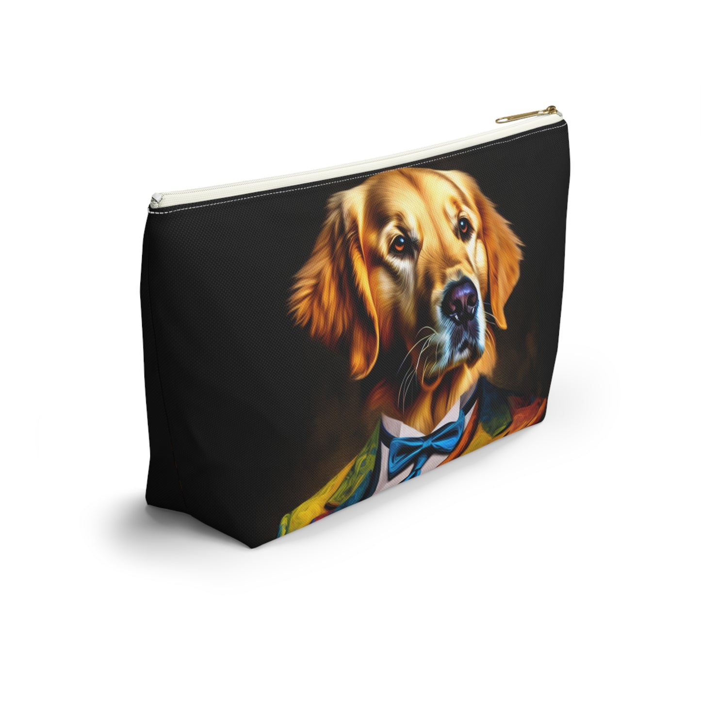 Mr Golden Retriever Accessory Pouch w T-bottom