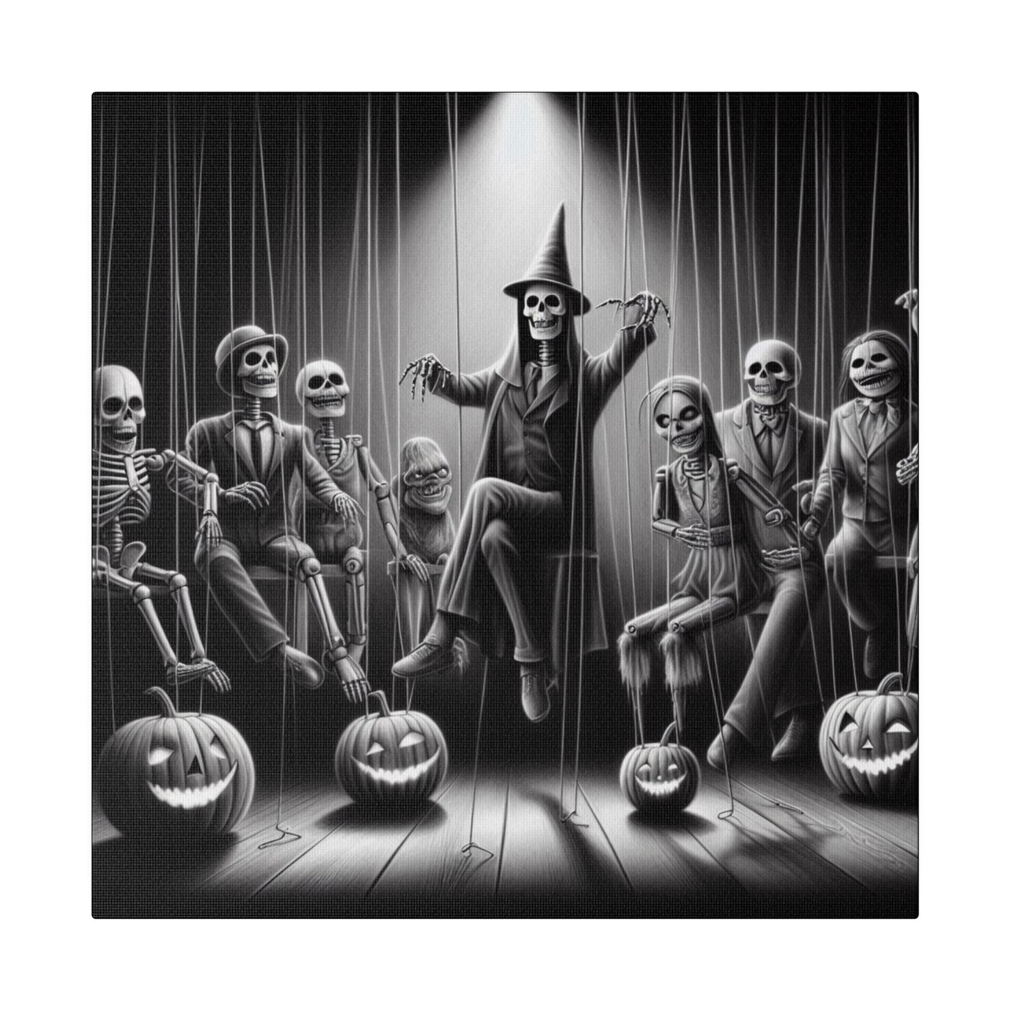 Halloween Marionettes Canvas Print