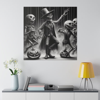 Halloween Marionettes Canvas Print