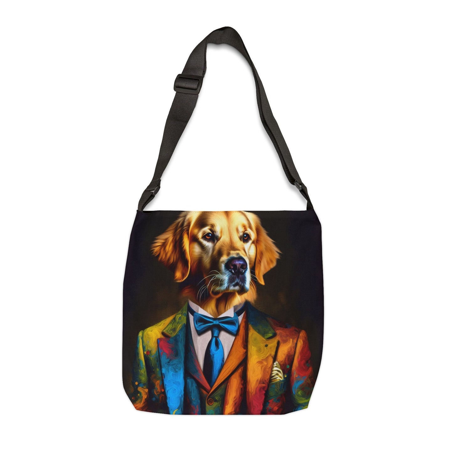 Mr Golden Retriever Adjustable Tote Bag