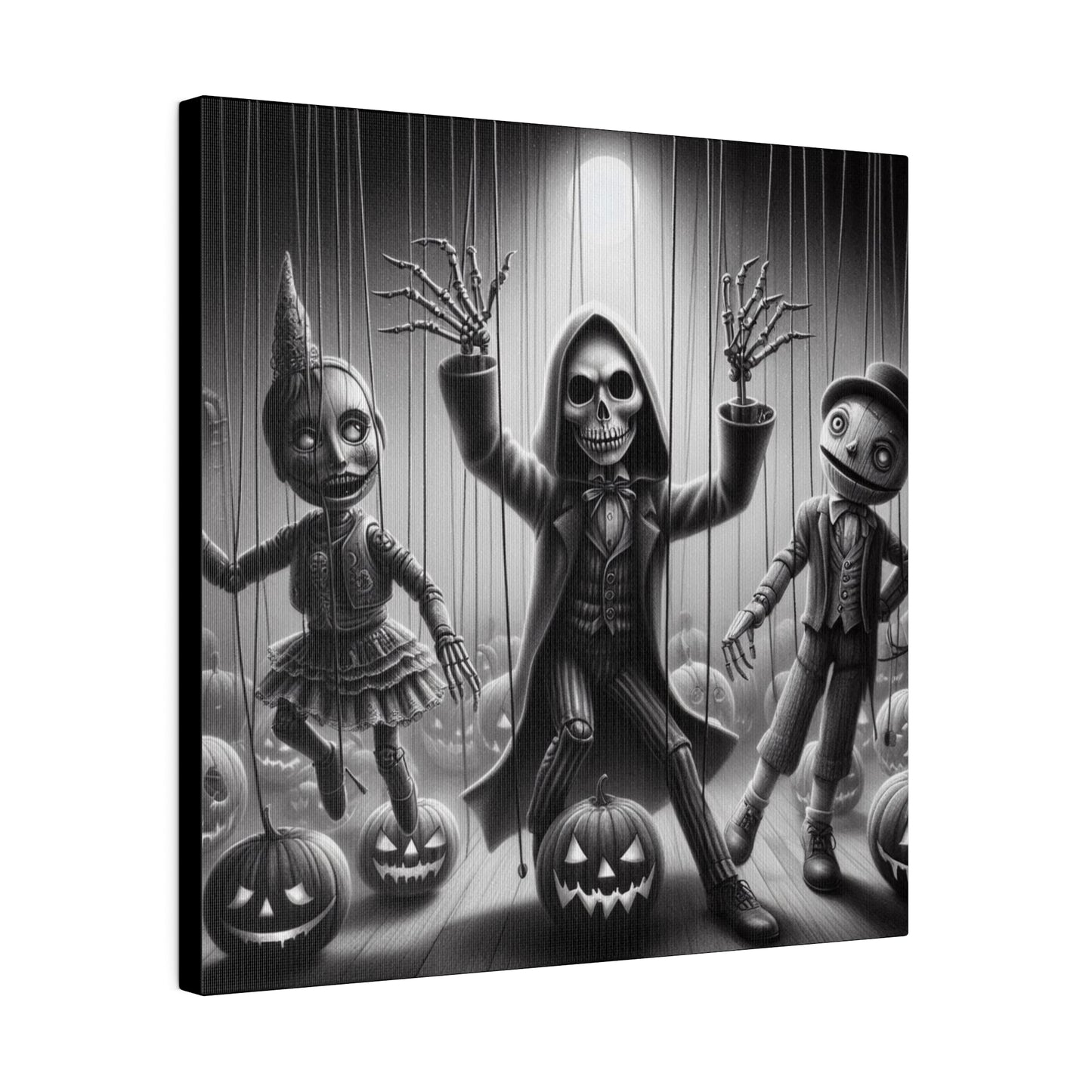 Halloween Marionettes Canvas Print