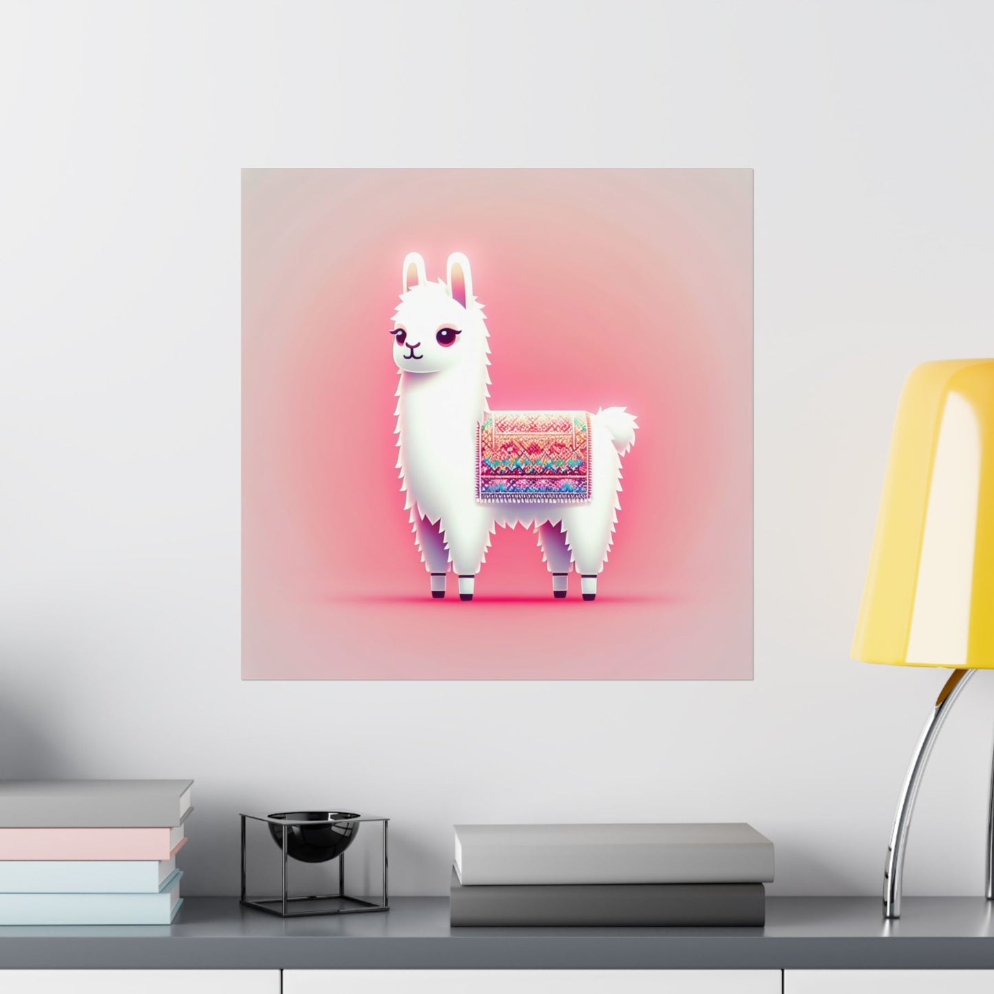 Llama A Vertical Posters