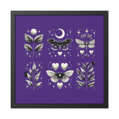 Butterfly Purple Framed Posters