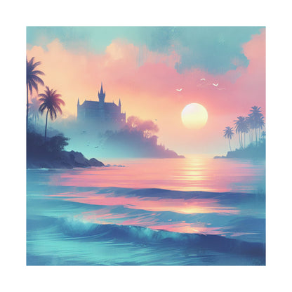 Beach Sunset F Vertical Posters
