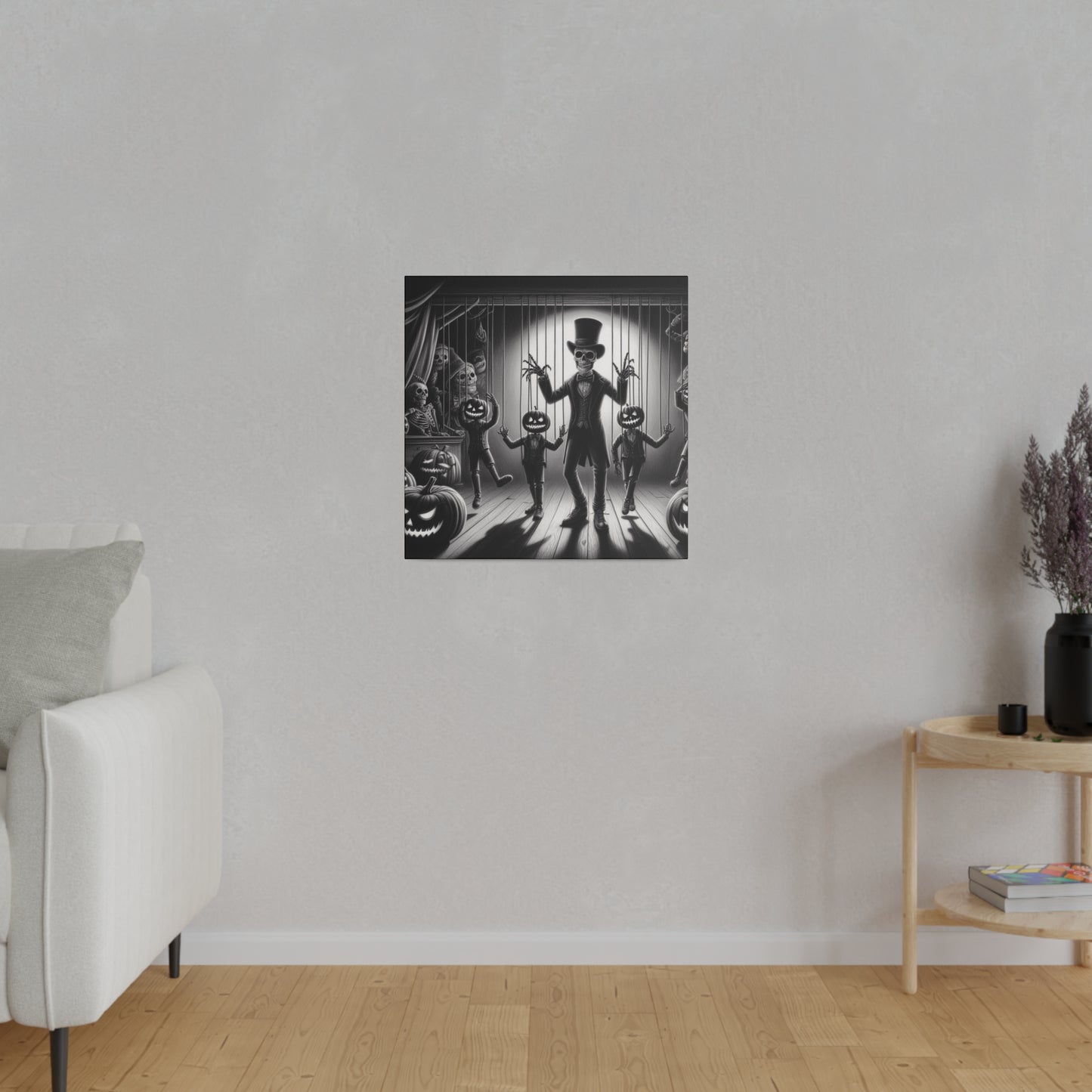 Halloween Marionettes Canvas Print