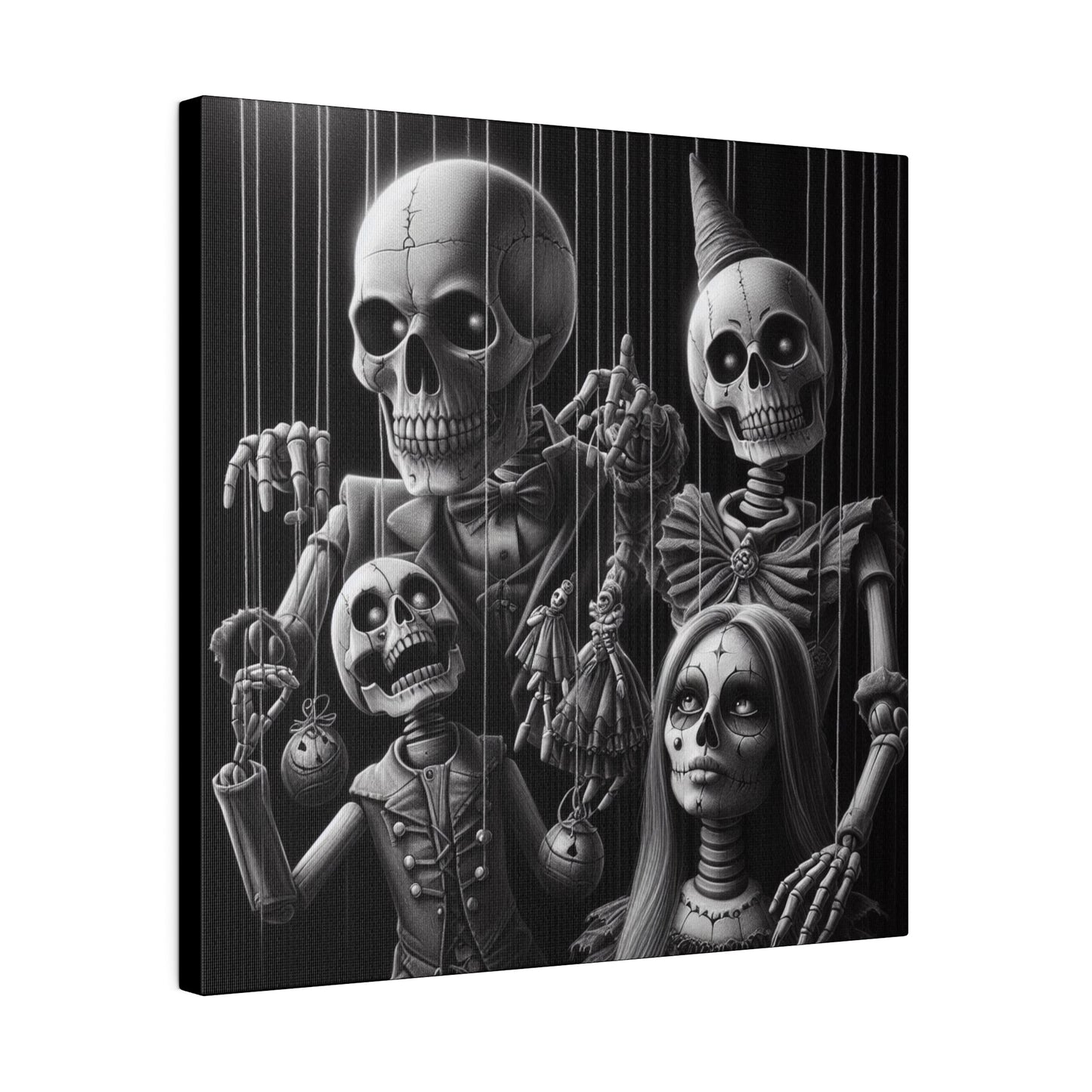 Halloween Marionettes Canvas Print