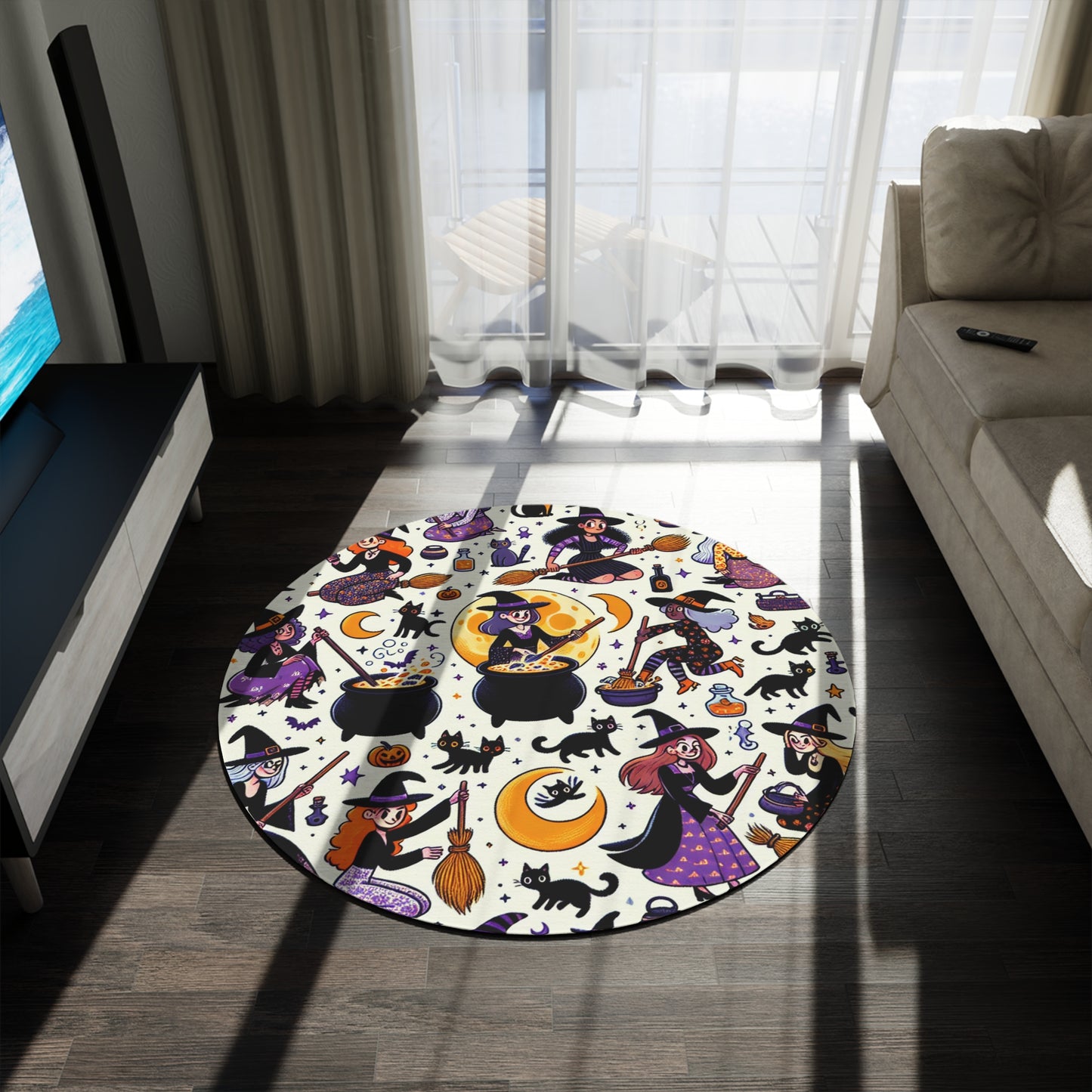 Halloween Round Rug