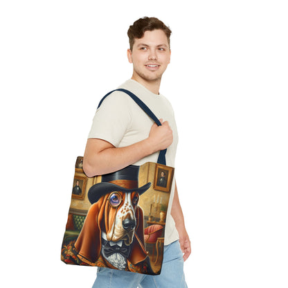 Mr Basset Hound Tote Bag (AOP)