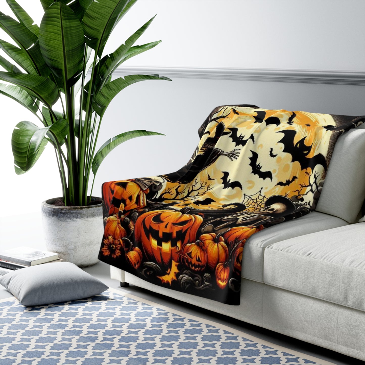 Halloween Collection Sherpa Fleece Blanket