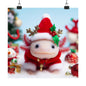 Axolotl Christmas Poster